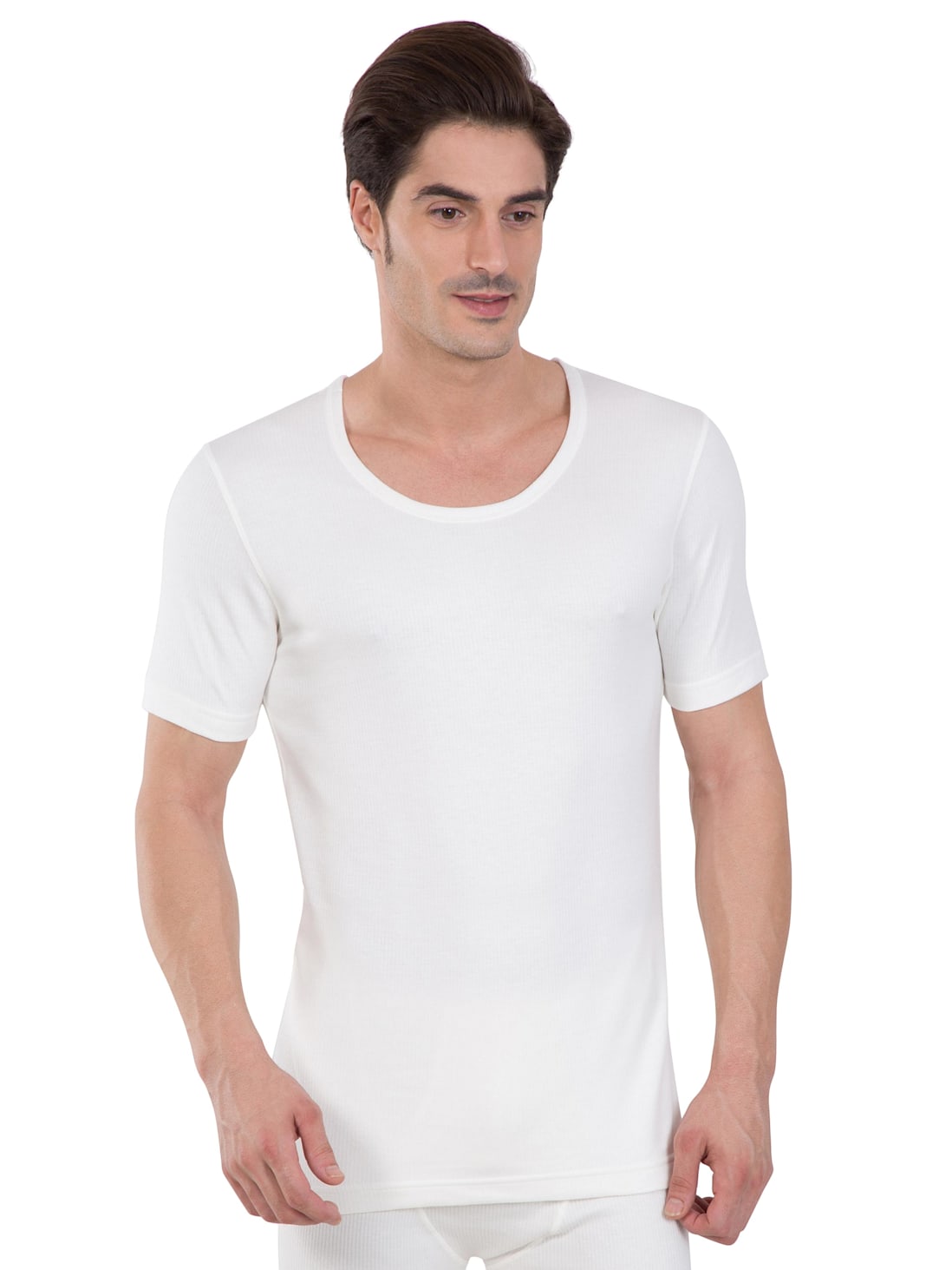 Jockey Men's Super Combed Cotton Rich Half Sleeved Thermal Undershirt –  ShopIMO