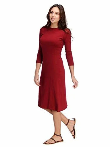 RIGO Women's Cotton a-line Dress - ShopIMO