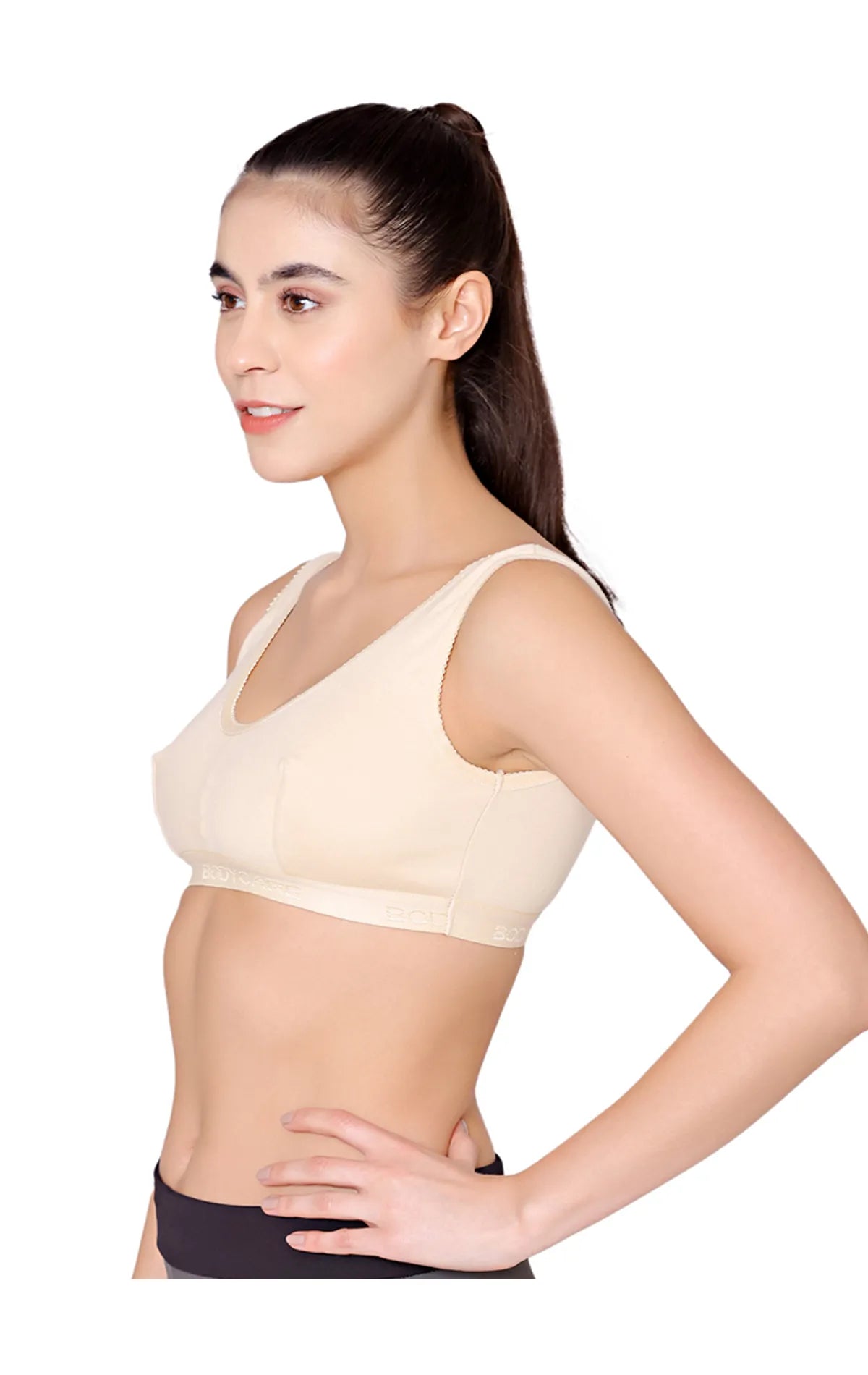 Amante Lightly Padded Wirefree Full Coverage T-Shirt Bra Sandalwood,Size  -40D