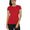Lovable Women Sports Solid Round Neck Polyester Multicolor T-Shirt -Crew Neck Tee - ShopIMO