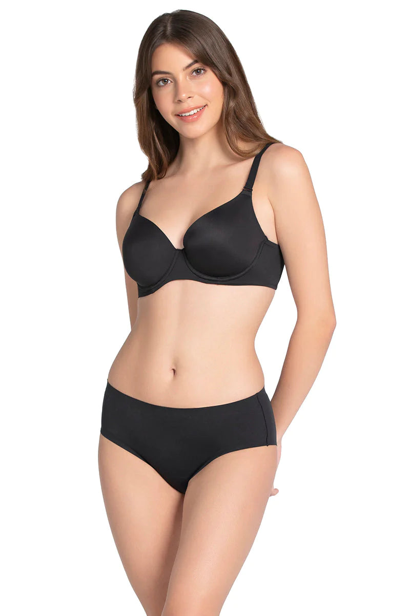 Amante Smooth Moves Padded Wired Ultimate T-Shirt Bra - Black -36B BRA10605 - ShopIMO