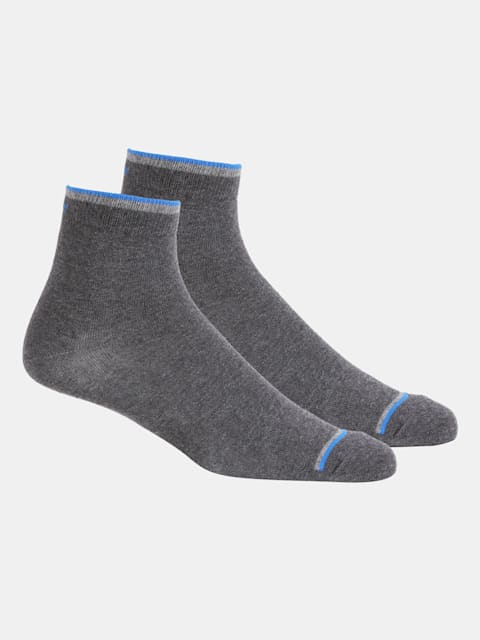 Jockey Men's Ankle Length Cotton, Spandex And Nylon Socks 7051 - Assorted - ShopIMO