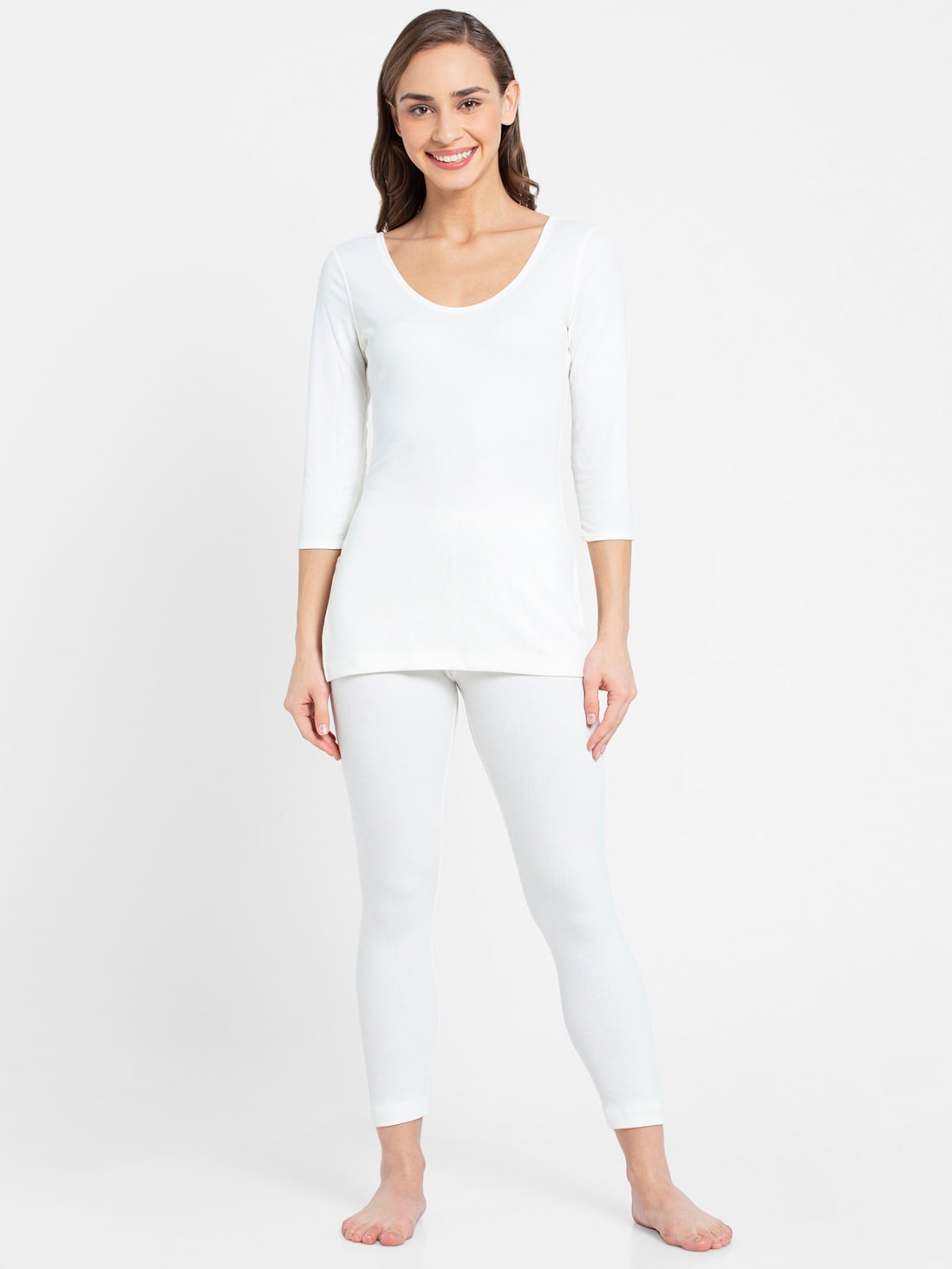 White Combed Cotton Dollar Women Thermal Top Premium, Size: XL at Rs  340/piece in Ahmedabad