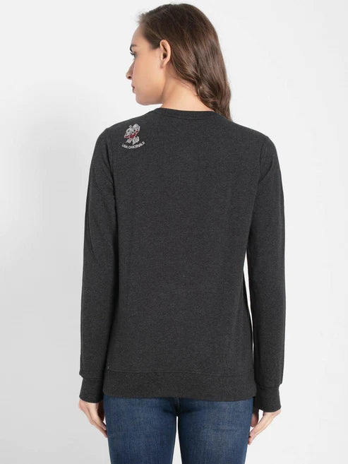 Jockey Women's USA Original Super Combed Cotton Elastane Stretch Sweatshirt with Round Neck Half Zip UL11 - ShopIMO