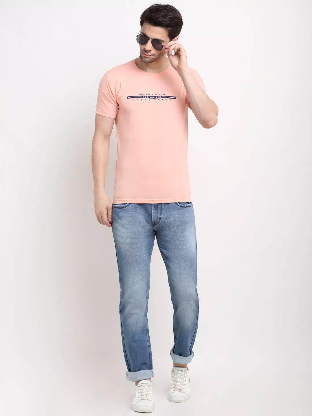 Rodamo Cotton Printed T-Shirt T-Shirt (Large) - ShopIMO