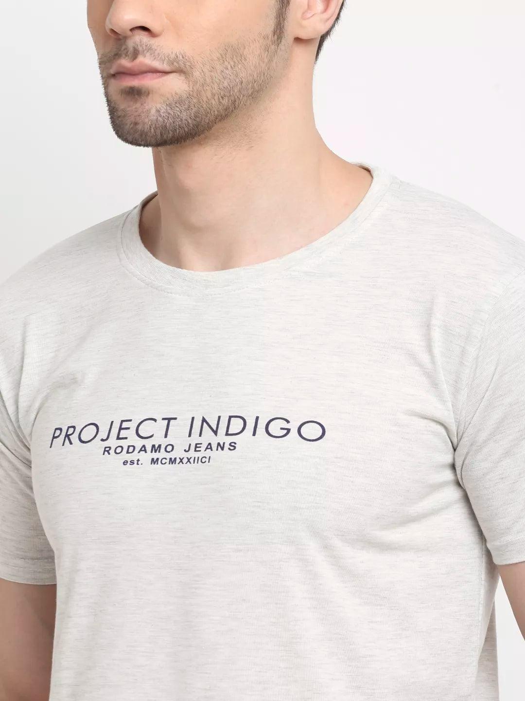 Rodamo Cotton Printed Gray_T-Shirt (Medium) - ShopIMO