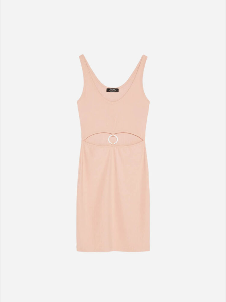 Short dress with ring