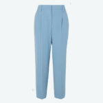 Blue fabric pants