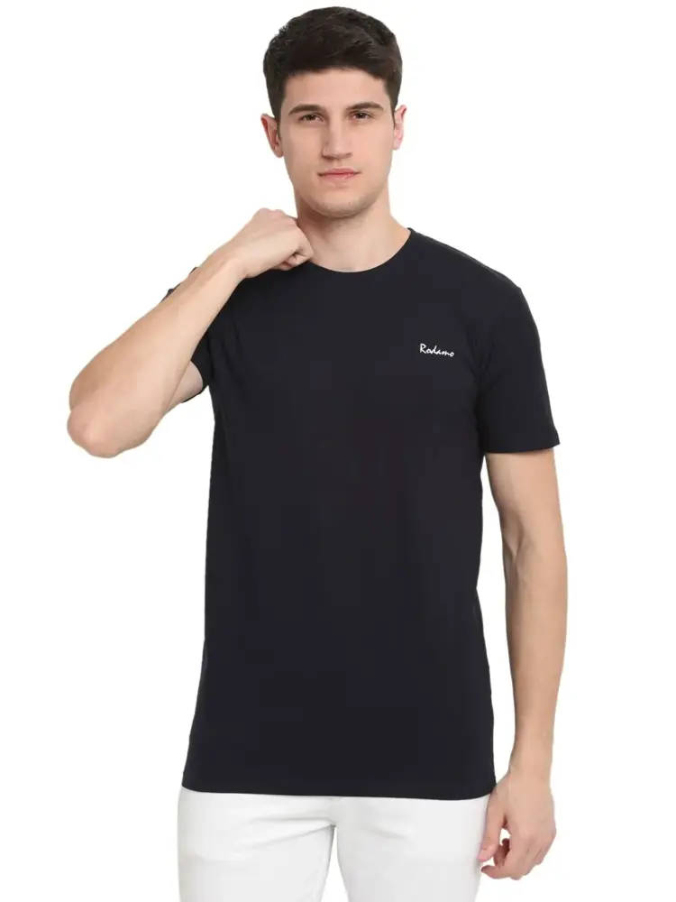 Rodamo Round Neck Half Sleeve Cotton Tshirt for Men Fashion