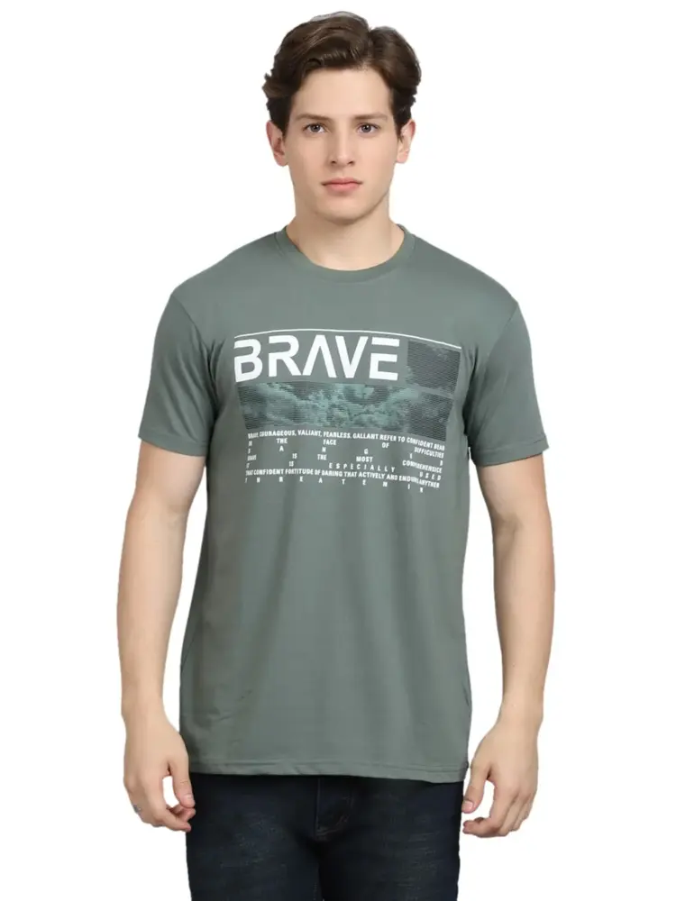 Rodamo Round Neck Half Sleeve Tshirt for Men Fashion