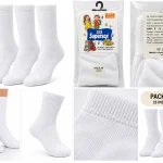 Supersox School Uniform Cotton Socks for Kids – Pack of 4 Pairs