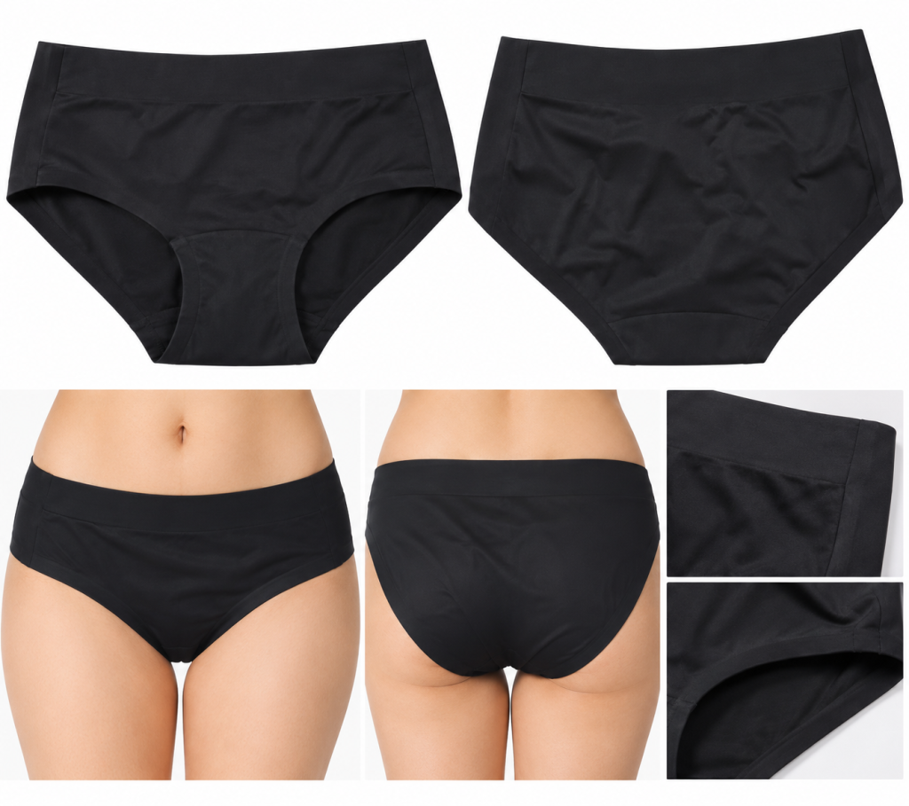 Zivame Black Antimicrobial Hipster Panty for Women