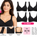 Bodycare 1517 Perfect Coverage Comfort Bra-Pack 4