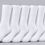 Supersox School Uniform White Cotton Socks for Kids – Pack of 6 Pairs