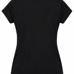 Women’s Black “I Can And I Will” Printed Round Neck T-Shirt-M