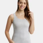 Jockey Women's Super Combed Cotton Fabric InnerRib Tank Top – 1535