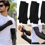 Supersox Arm Shield UV Protection Sleeves – Black (Pack of 3 Pairs)