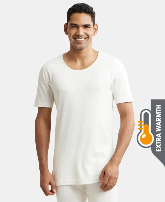 Jockey Men's Thermal Half Sleeve Vest with StayWarm Technology – Style #2400