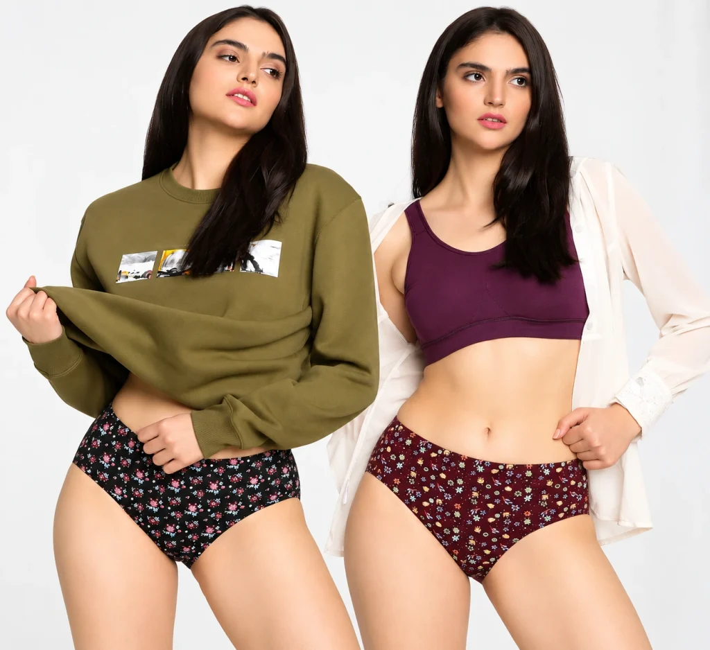 LUX Amore Hipster #102 Women's Printed Panty – (Pack of 2)