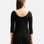 Jockey Women's Soft Touch Microfiber Elastane 3/4th Sleeve Thermal Top - 2511