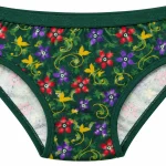 Lux Amore Brasso #204 Women's Printed Panty – Green Floral (95 XLe)