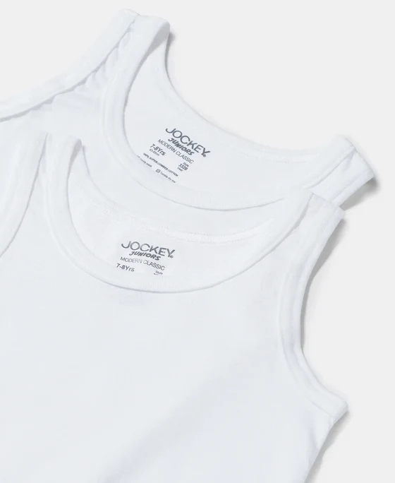 Jockey Boys 3320 Cotton Vests (Pack of 2)