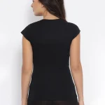 Macrowoman Women's Wonder Thermal Round Neck Short Sleeve Top - MW3562