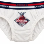 Jockey USA Originals Boys Brief – 100% Super Combed Cotton, White, UB 01