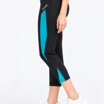 Women’s Black Athleisure Capri Pants