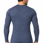 Macroman Wonder Thermal M1063 V-Neck Full Sleeve – Denim Melange