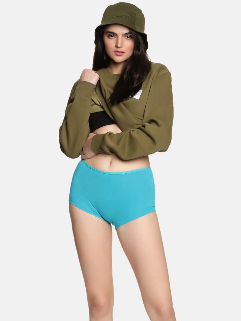 Lux Amore Women's Boyleg Shorts - Plain 1001