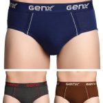GenX Gusto Men's Cotton Brief – #GB14 (Pack of 2)