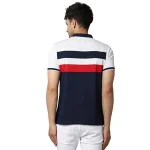 Rodamo Striped Casual Wear Slim Fit Half Sleeves Polo T Shirts for Men Fashion