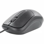 Zebronics ZEB Comfort+ USB Optical Wired Mouse – Black, 1000 DPI, 3 Buttons, Plug & Play
