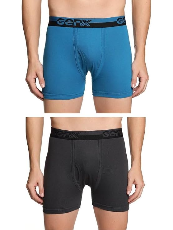 GenX Jazz Plain Long Trunk for Men – (Pack of 2)
