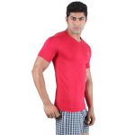 Benetton Men’s V-Neck T-Shirt 555DI