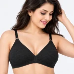 Groversons Paris Beauty MIA Seamless Non-Padded Full Coverage Bra – Pink & Black Combo