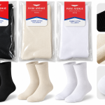 Park Avenue Men's White Full Length Combed Cotton Formal Socks pack of 3
