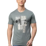 Rodamo Comfortable Round Neck Printed Tees for Men Fashion