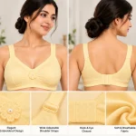 Arise Beauty Women's Bra Combo Pack of 6 – Black, White & Cream-36/90cm