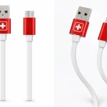Swiss Military Micro USB TPWH Fast Charging Cable – White, 1.2m, 2.4A