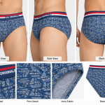Jockey Men's Blue Sailboat Printed Brief