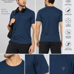 Van Heusen Men’s Performance Crew Neck T-Shirt-M