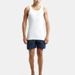 Jockey Elance Men’s Cotton Rib Vest 8823 – WHITE