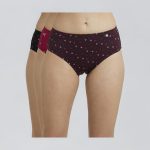 Jockey Women's Hipster 1406 Printed Panty – Pack of 2