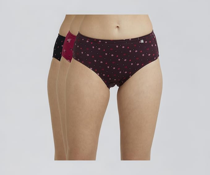 Jockey Women's Hipster 1406 Printed Panty – Pack of 2