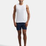 Super Combed Cotton Rib Solid Round Neck Muscle Vest
