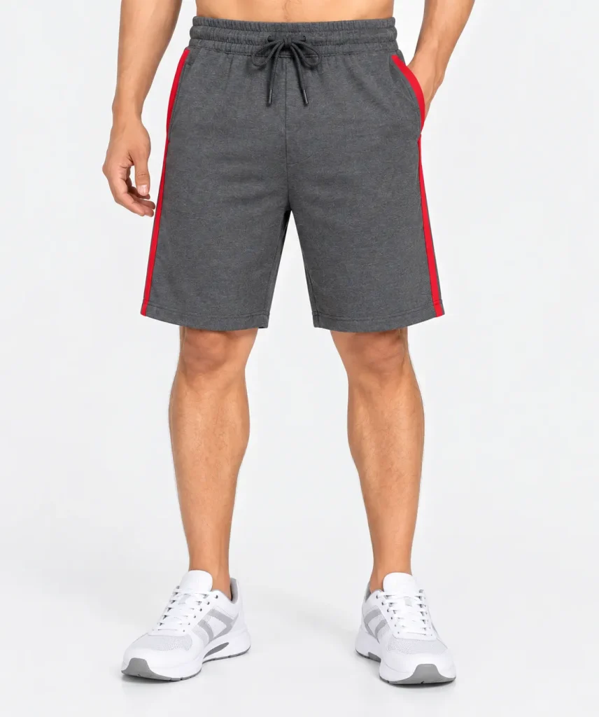 Macroman Sports MS612 BM ZAP Casual Bermuda – Black/Melange