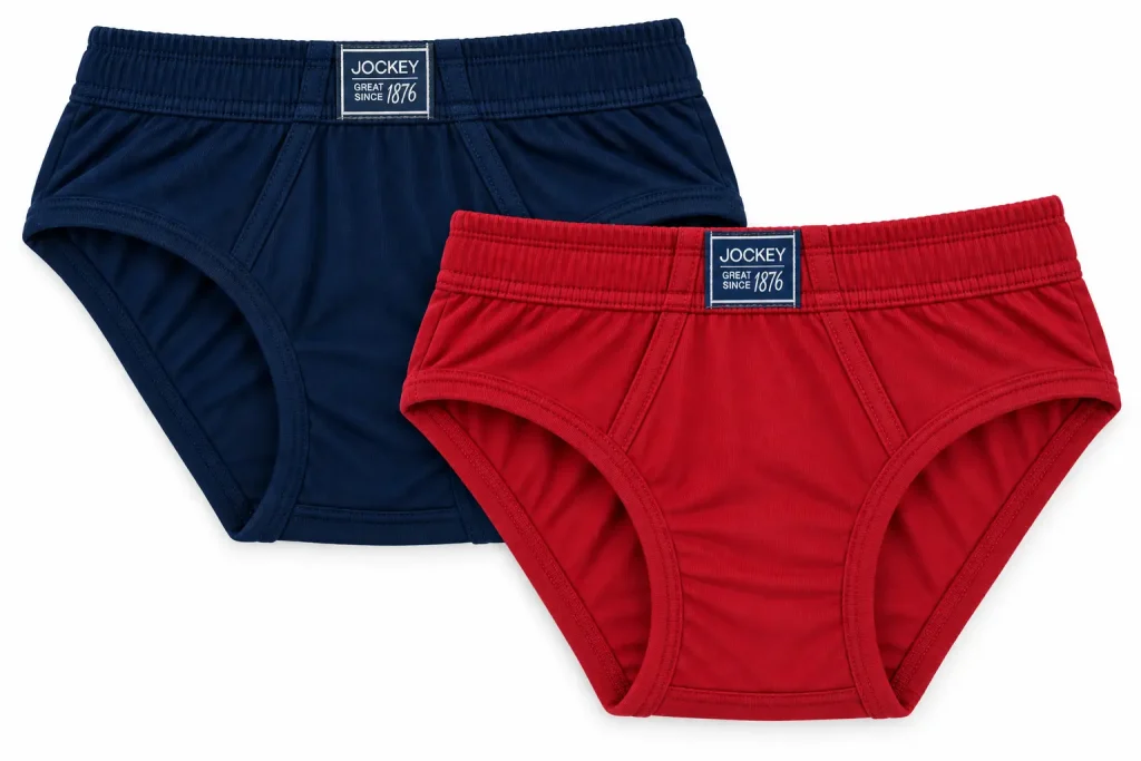 Jockey Boys Modern Classic Super Combed Cotton Brief – 3035 (Pack of 2)