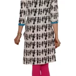 Astitva Women Printed V-neck Calf Length Kurta (Medium)